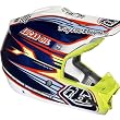 Troy Lee Designs Team SE 3 MX Motorcycle Helmet - Blue/White
