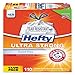 Hefty E84570 Ultra Strong Tall Kitchen & Trash Bags, 13gal, 0.9 Mil, White, 110/Box