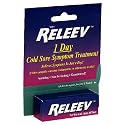 Releev 1-day Cold Sore Symptom Treatment, 0.2-Ounce Tubes