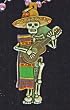 Day of the Dead Skeleton Guitar Mardi Gras Bourbon Street Mardi Gras Beads New Orleans Bayou Lousianna Cajun Creole Party