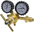 Uniweld RHP400 Nitrogen Regulator with 0-400 PSI Delivery Pressure, CGA580 Inlet Connection and 1/4-Inch Male Flare Outlet Connection