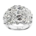 Silver Pave Dome