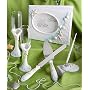 Beach Theme Wedding Accessory Set: Flutes, Cake Servers, Guestbook, 1