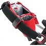 Stroll-Air Universal Stroller Organizer Console with Cup Holders in Red