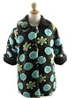 Corky And Company Girls Winter Coat Brown and Turquoise Polka Daisy Dot Sweet Pea