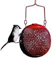 No/No Red Seed Ball Wild Bird Feeder