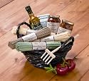 Classic Pasta Gift Basket with Gourmet Sauces, Olive Oil, Italian Cookies, Pasta Fork