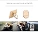 Phone Kickstand Ring Holder,Buyctiky 360 Degree Rotating Ring Phone Holder / Ring Grip/Car Mount Holder/ Desktop Phone Holder for Any Smartphones and Devices - Black