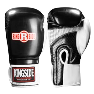 Ringside Arrow Sparring Gloves, Black, 16-Ounce