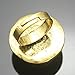 RechicGu Gold Vintage Fairytale 3D Tea Cup Saucer Ring Party Fairy Tale Hatter Wonderland Cosplay Fancy Dress