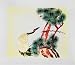 Crane and Pine Tree,  Longevity - Chinese Woven Wheat Stalk Picture, Hand Crafted