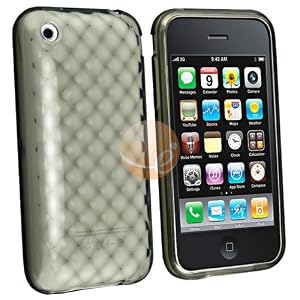Clear Smoke Patterned Rubber Silicone Skin Case Cover for Apple iPhone 3G / Apple iPhone 3GS