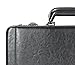 Solo Classic Collection Leather Laptop Attache Case for Computers up to 16 Inches, Black (488-4)