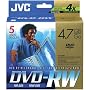 JVC Vdw47Eu5 Dvd-Rw 5-Pk (4X)