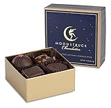 Moonstruck Chocolate 4-Piece Dark Chocolate Truffle Collection