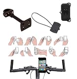 SCHWANENHALS FAHRRADHALTERUNG FÜR APPLE iPHONE 4G 4S Fahrrad Halter Halterung Bike "Made in Germany" Qualitäts Produkt.