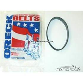 Genuine Oreck Upright Vacuum Cleaner Belts-3 Pk.