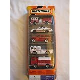 Matchbox FIRE Vehicles 5-Car Gift Pack 1:64 Scale Die Cast Collactible Cars Trucks by Mattel