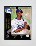 Juan Pierre 2008 Studio Double Matted 8O x 10O Photograph (Unframed)