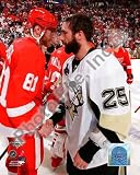 Maxime Talbot & Marian Hossa Game 7 of the 2008-09 NHL Stanley Cup Finals (#56) Art Poster PRINT Unknown 8x10