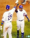 Alfonso Soriano and Derrek Lee Chicago Cubs - HR Celebration - Autographed 16x20 Photograph
