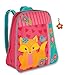 Stephen Joseph Fox Backpack with Flower Zipper Pull - Girls Backpacks