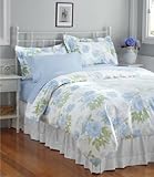 IMAGE OF L.L.Bean Premium Supima Flannel Comforter Cover Floral King