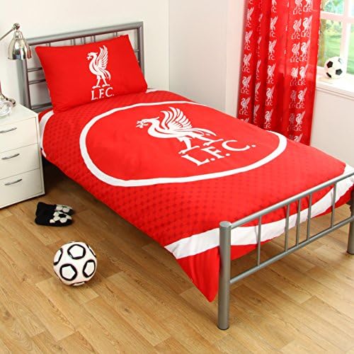 Official Football Club Reversible Single Duvet Set (Liverpool F.C)