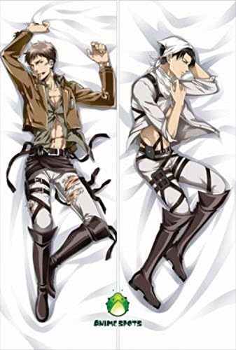 U Like Anime Dakimakura Pillow Case Jr010 Attack On Titan Levi Rivaille Jean Kirstein