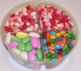 Scott's Cakes 4-Pack Cupid Corn, Conversation Beans, Valentine Beans, & Chocolate Jordan Almonds