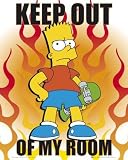 Produkt-Bild: The Simpsons - Keep Out Mini-Poster (50 x 40cm)