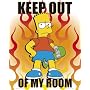 Posters: The Simpsons Mini Poster - Keep Out (20 x 16 inches)