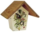 Droll Yankees NBCTW100 10-Inch Nest Box with Flower and Bird Design