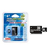 PEAK 4GB HIGH CAPACITY FLASH CARD with Pro Duo Adapter