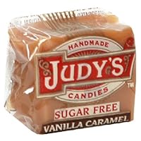 Judy's Candy Company Sugar Free Caramels, Vanilla, 0.8-Ounce Packages (Pack of 80)