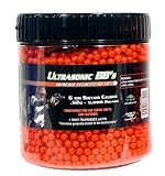 SoftAir Ultrasonic 0.12g Airsoft BB's (5000-Count, Red)