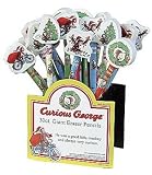 Review Geddes  / Curious George Christmas Pencils with Giant Erasers 30 Pack