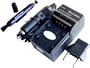 iTEKIRO AC Wall DC Car Battery Charger Kit for Konica Minolta Dimage A200 Konica DG-5W + iTEKIRO Lens Cleaning Pen