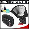 Honl Photo Professional 5" Speed Snoot / Reflector + Speed Strap + Accessory Kit for Canon 220EX 430EX 580EX II, Nikon SB-400 SB-600 SB-800 SB-900, Olympus FL-20 FL-36 FL-50, Pentax AF-360FGZ AF-540FGZ Flashes