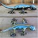 Gecko in shades of Blue and Aqua from the Golden Pond Collection