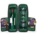 Picnic Time Estate Insulated Wine Tote, with Service for 2, Hunter Green