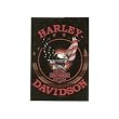 Licensed Harley Davidson Patriotic Eagle Estate Banner Flag 30" X 43"