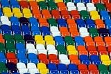 Stadium Seats - 18W x 12H - Peel and Stick Wall Decal by Wallmonkeys