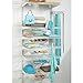 InterDesign Wire Shelving Organizer, Under Shelf Hook, Chrome/Clear