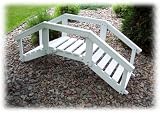 Prairie Leisure Decorative Garden Bridge with Post and Rails