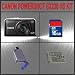 Canon Powershot SX230 HS Digital Camera (Black) + Huge Accessories Package Including 16GB SDHC Memory Card + High Capacity Replacement Lithium-Ion Battery + Hi-Speed SD Card Reader + Kit