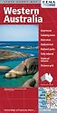State Handy Map, Western Australia: Easy to Use, Camping Areas, Rest Areas, Outback Fuel, National Parks, Fully Indexed, Points of Interest, Distance