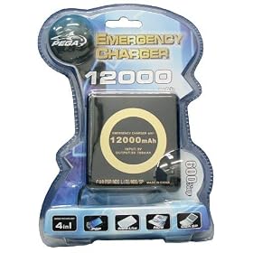 PEGA PG-P069B PSP/NDS/NDS Lite/GBA SP 12000mAh 4 IN 1 Emergency Charger For NDS Lite
