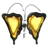 Baltic Butterscotch Amber Sterling Silver New Age Butterfly Pin