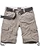 Match Men's Plaid Cargo Shorts #S3620